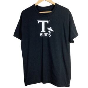 GREASE T-Birds tbirds car movie T Shirt Black White XL